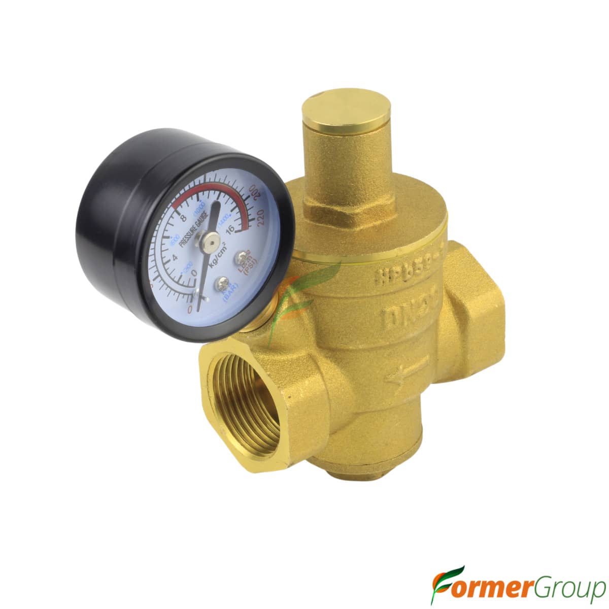 Regulador Reductor De Presion De Agua Ajustable 3/4