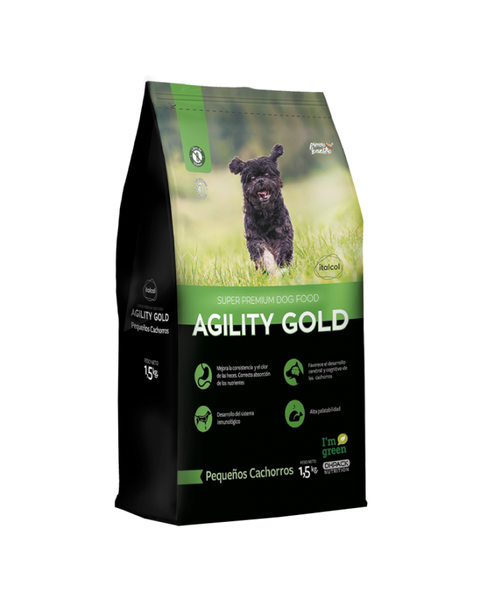 Agility Gold Pequeños Cachorros x 1.5 Kg