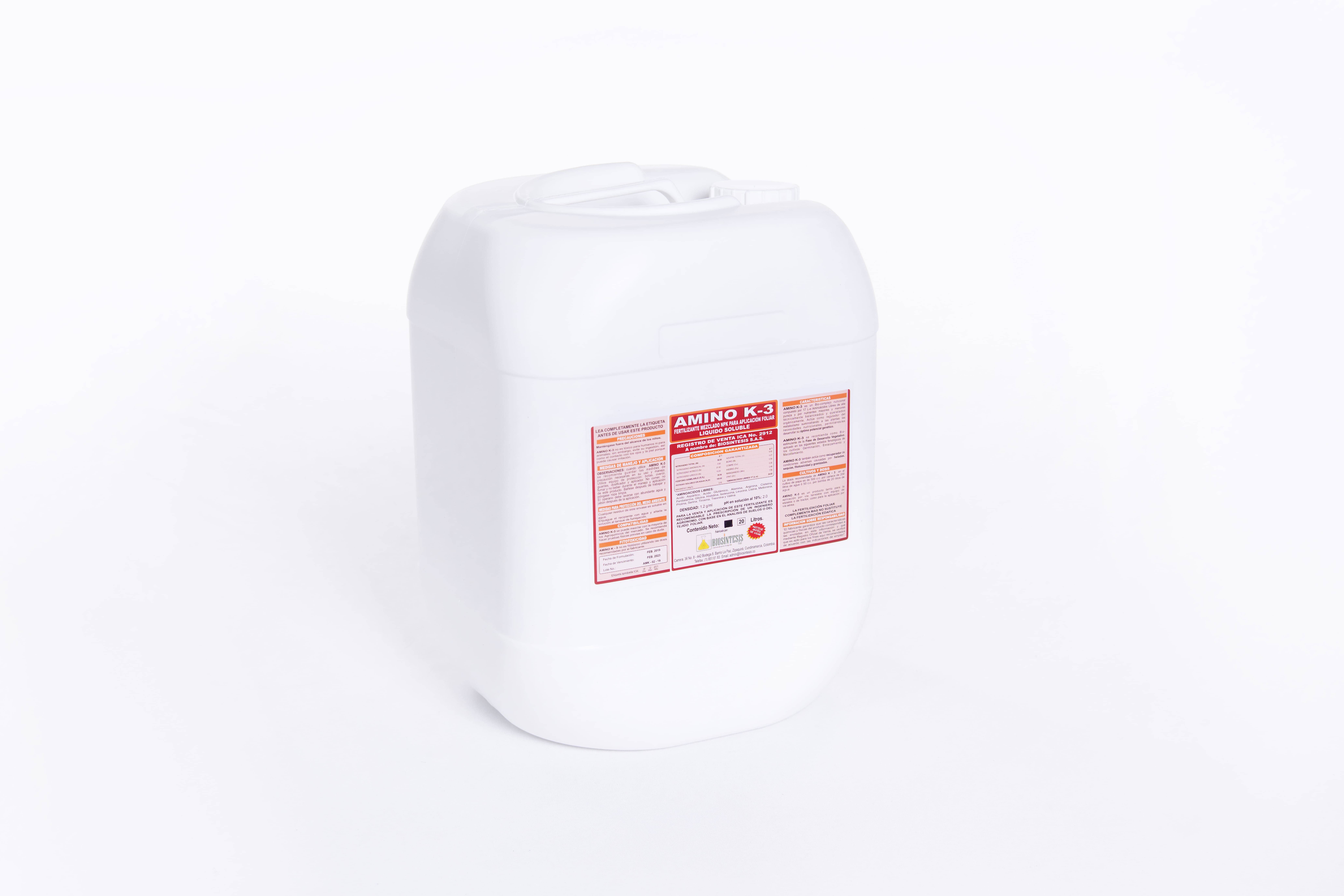 Fertilizante Amino K-3 x 20Lt