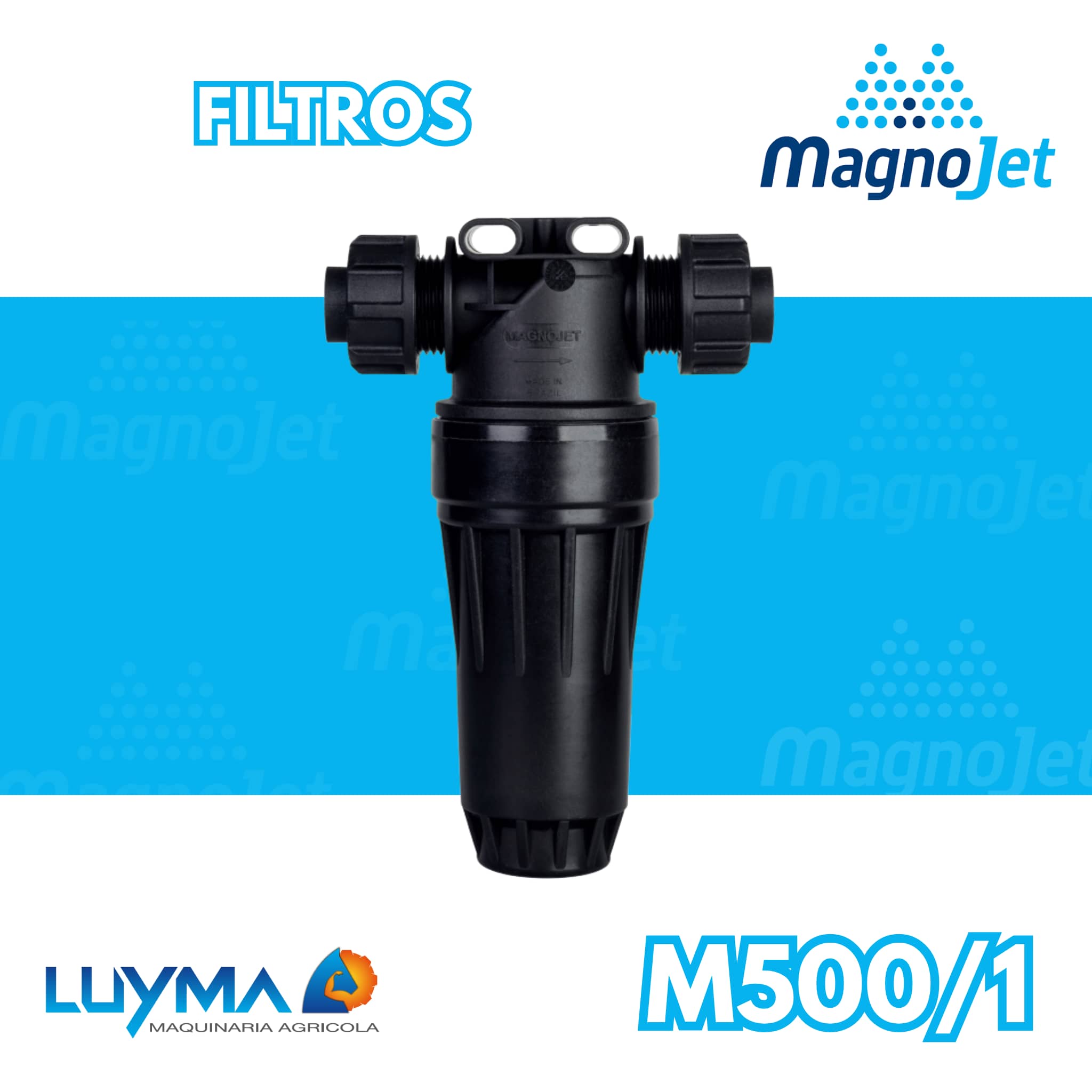 Filtro de Línea 1” Vaso Largo | 150 L/min Magnoje