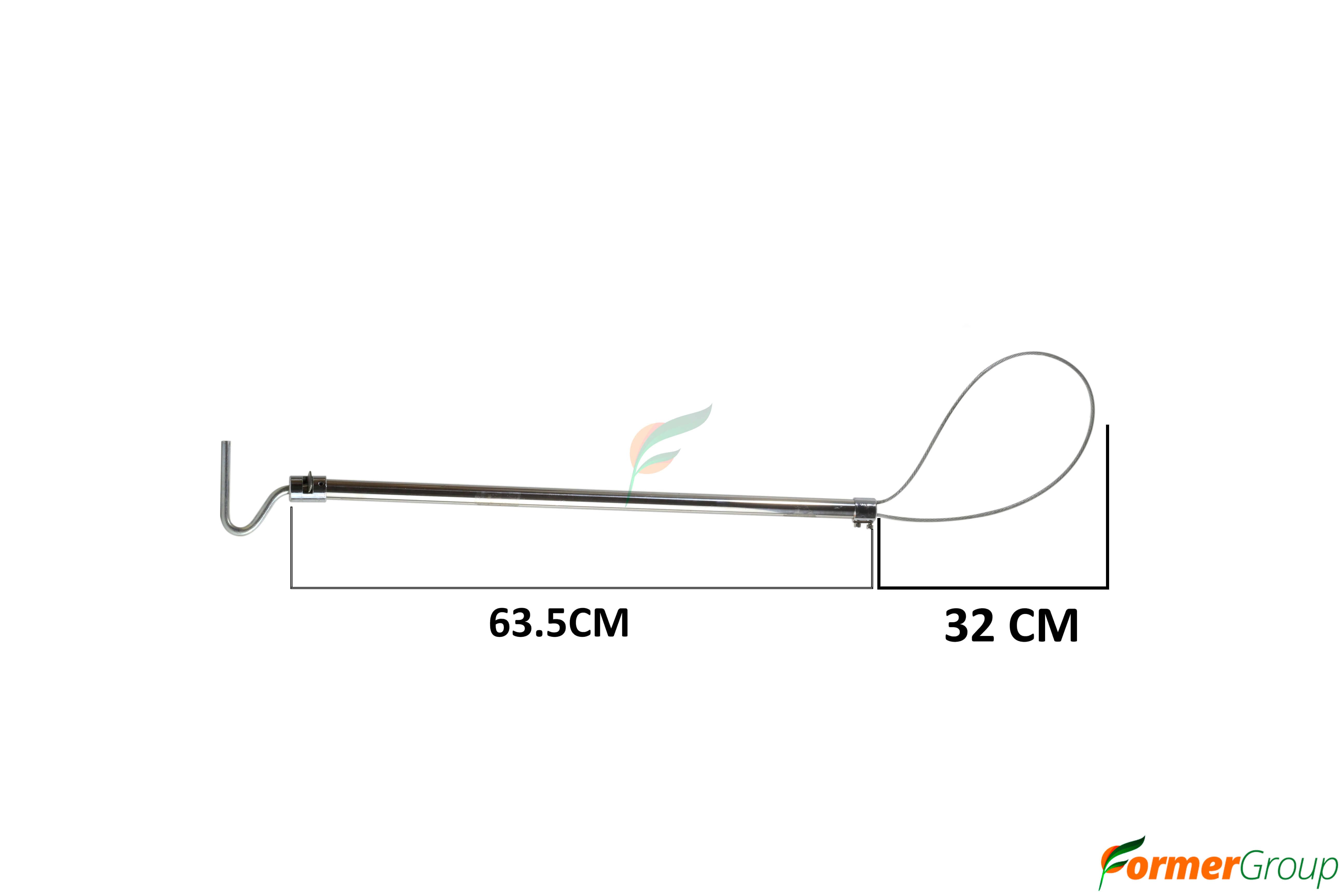 Sujetador para Cerdos y Ovinos 120cm Acero