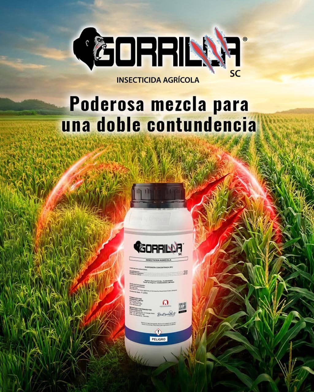 GORRILLA SC Insecticida Emamectina Clorfenapir