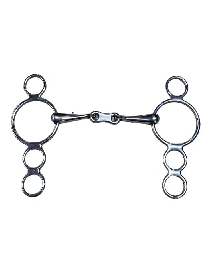 Bocado de aros para caballo | Control suave en doma