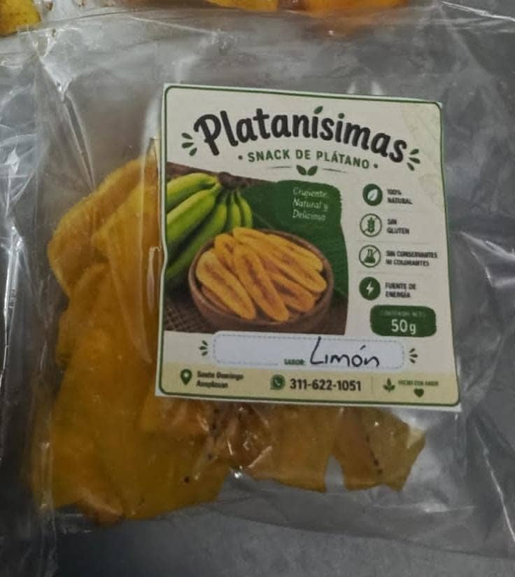 Snack de Plátano Limón