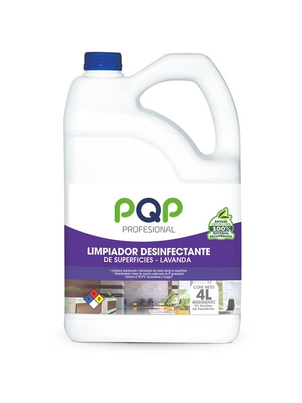 Limpiador Desinfectante Lavanda 4L – Amonio Cuaternario 5ta Gen