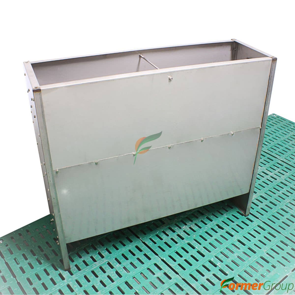 Comedero Automático 4 Puestos para Cerdos en Acero