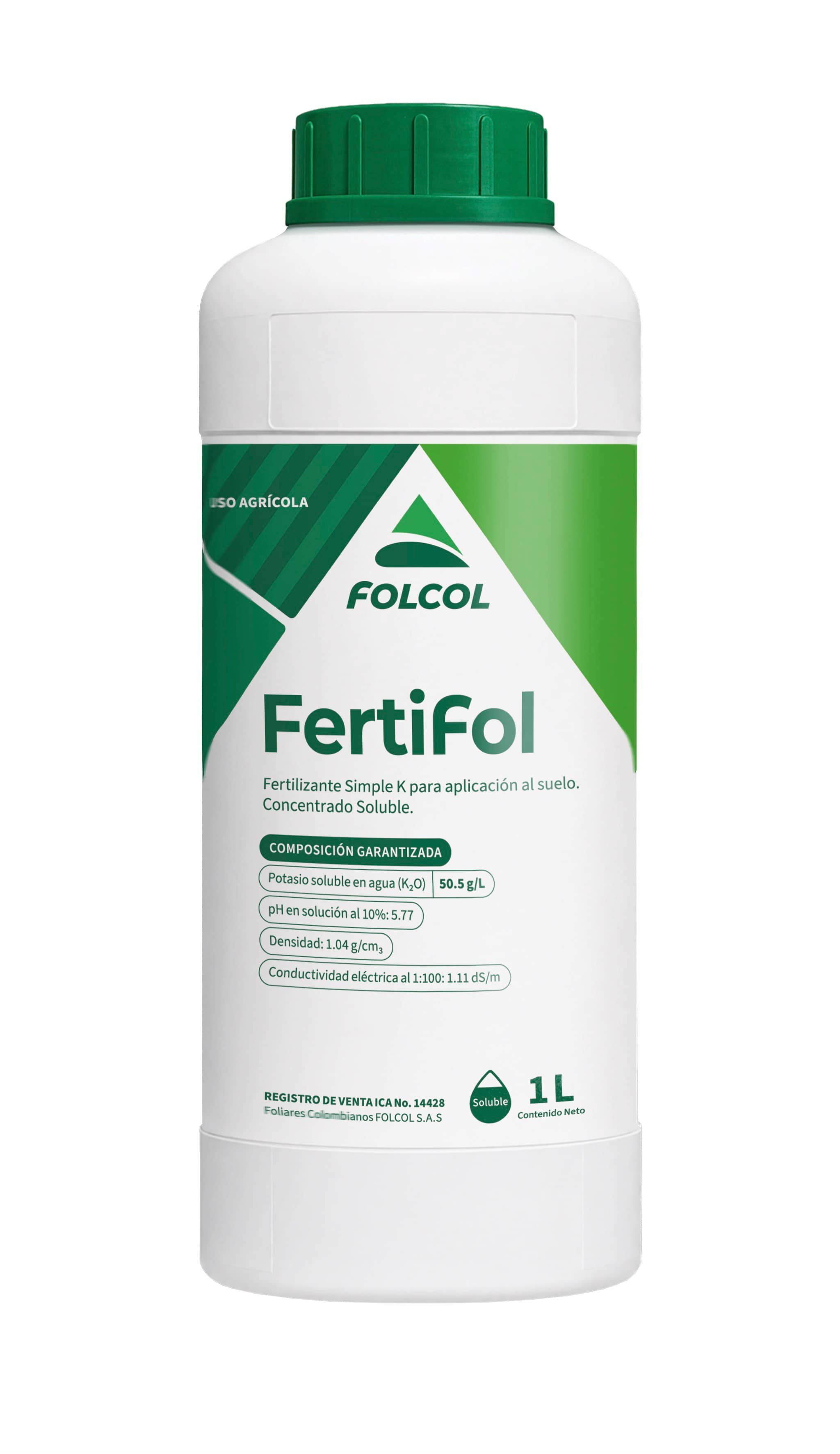 Fertifol Fertilizante foliar con potasio y surfactante
