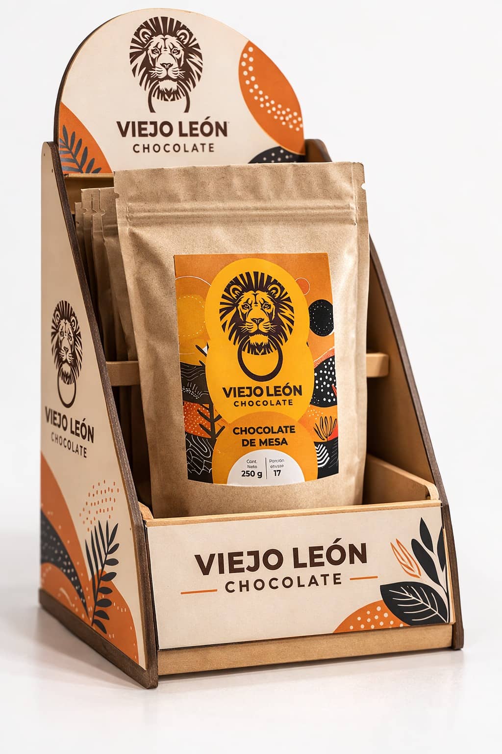 Chocolate de Mesa con especias 250 g | (clavos, canela y nuez moscada) | Viejo Leon Chocolate
