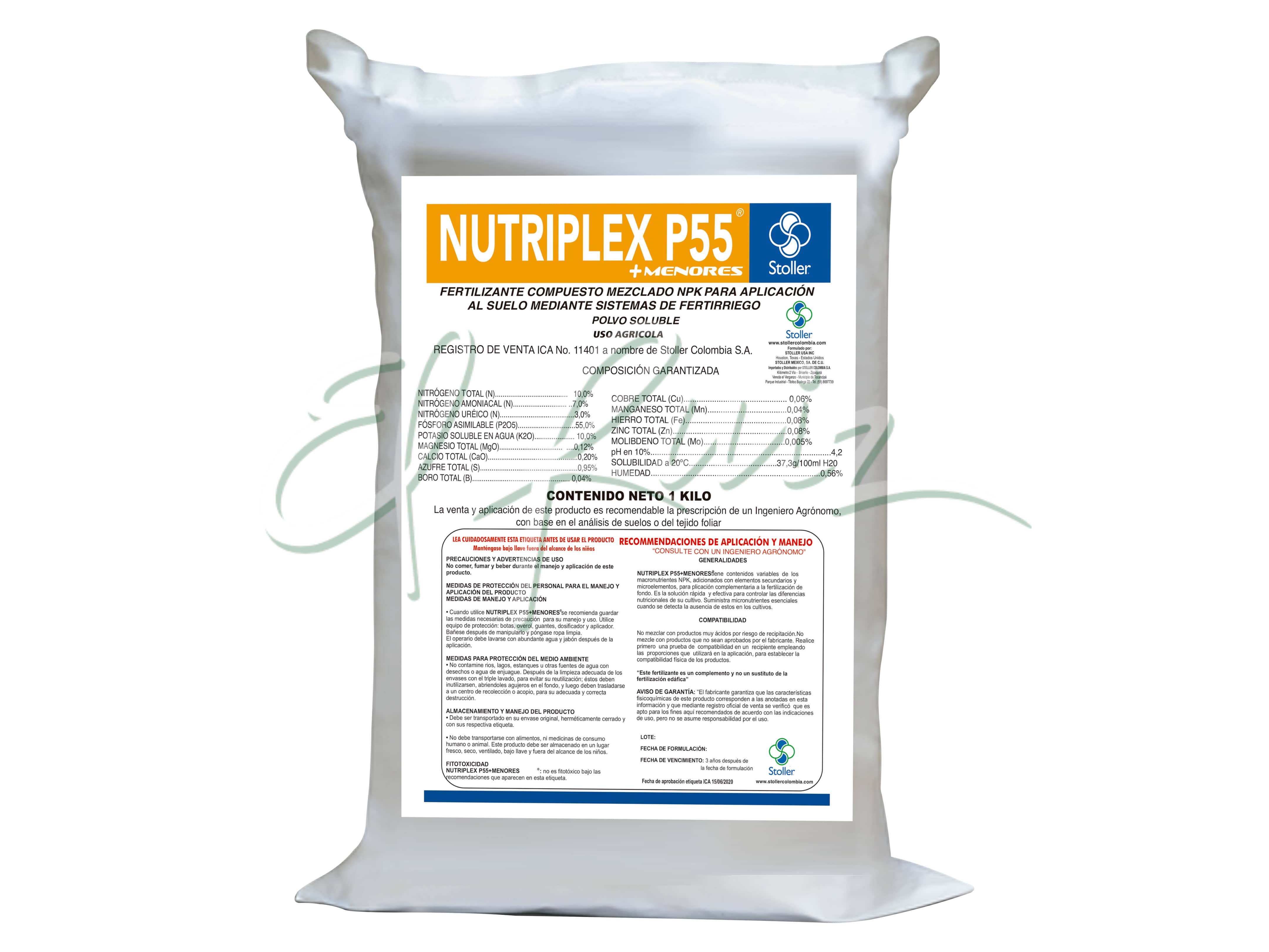 Fertilizante Nutriplex P55 x 1 Kg - Stoller