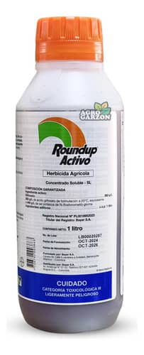 Roundup Activo Glifosato 1L Herbicida Total ICA