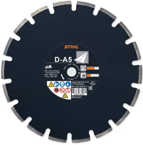 Muela A 5 350 Diamantado STIHL - Corte Preciso en Asfalto