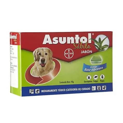 Asuntol Soap Sábila 90 g – Jabón antiparasitario ganado