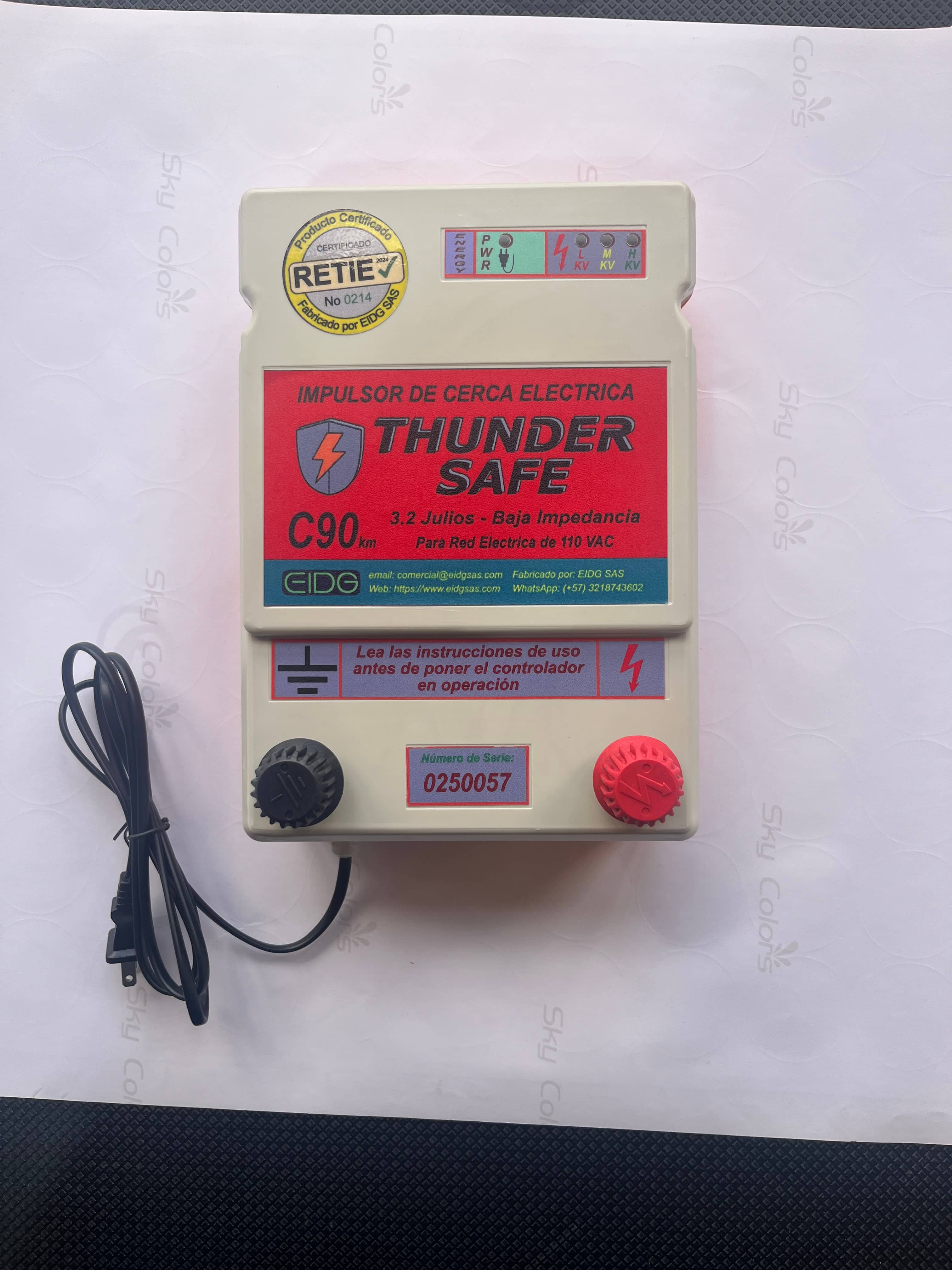 Impulsor de Cerca Eléctrica Thunder Safe C90 | 90 km