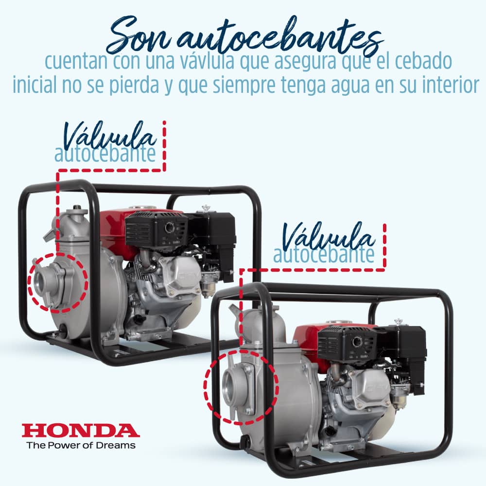 Motobomba Autocebante Aluminio 2x2" - Honda