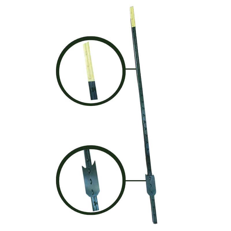 Poste de Acero para Cerca Ganadera x5 Und