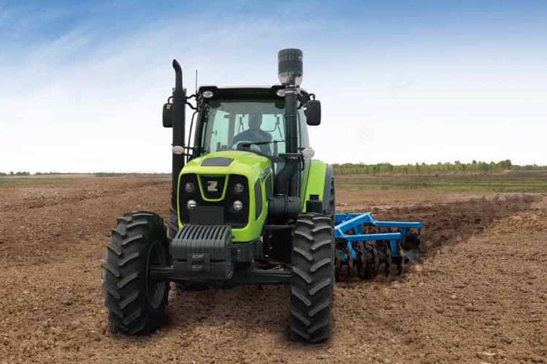 Tractor ZOOMLION RS 1304/1604: motor turbo diésel de 130–160 HP