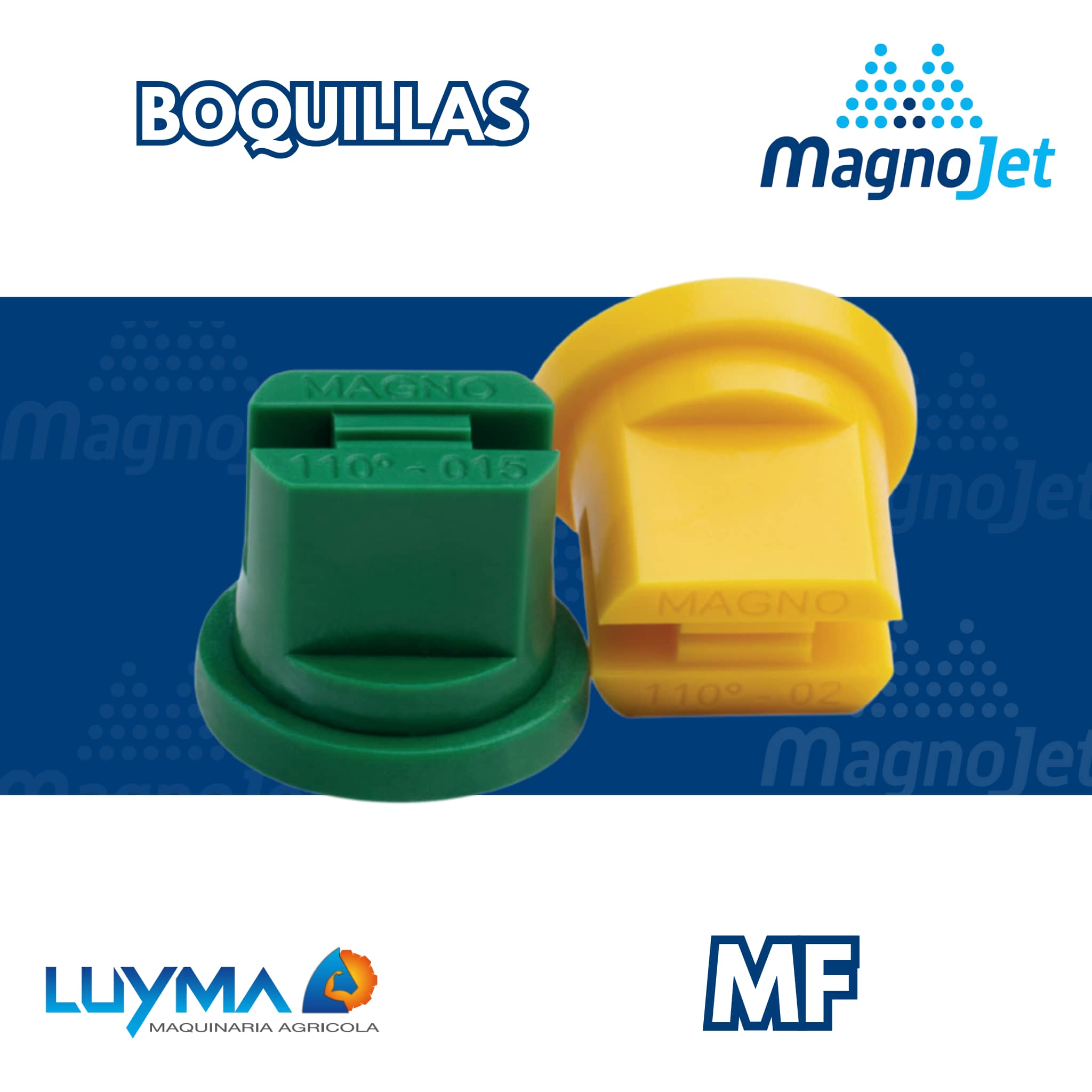 Boquilla Magnojet MF 110° | Gotas Finas Precisas