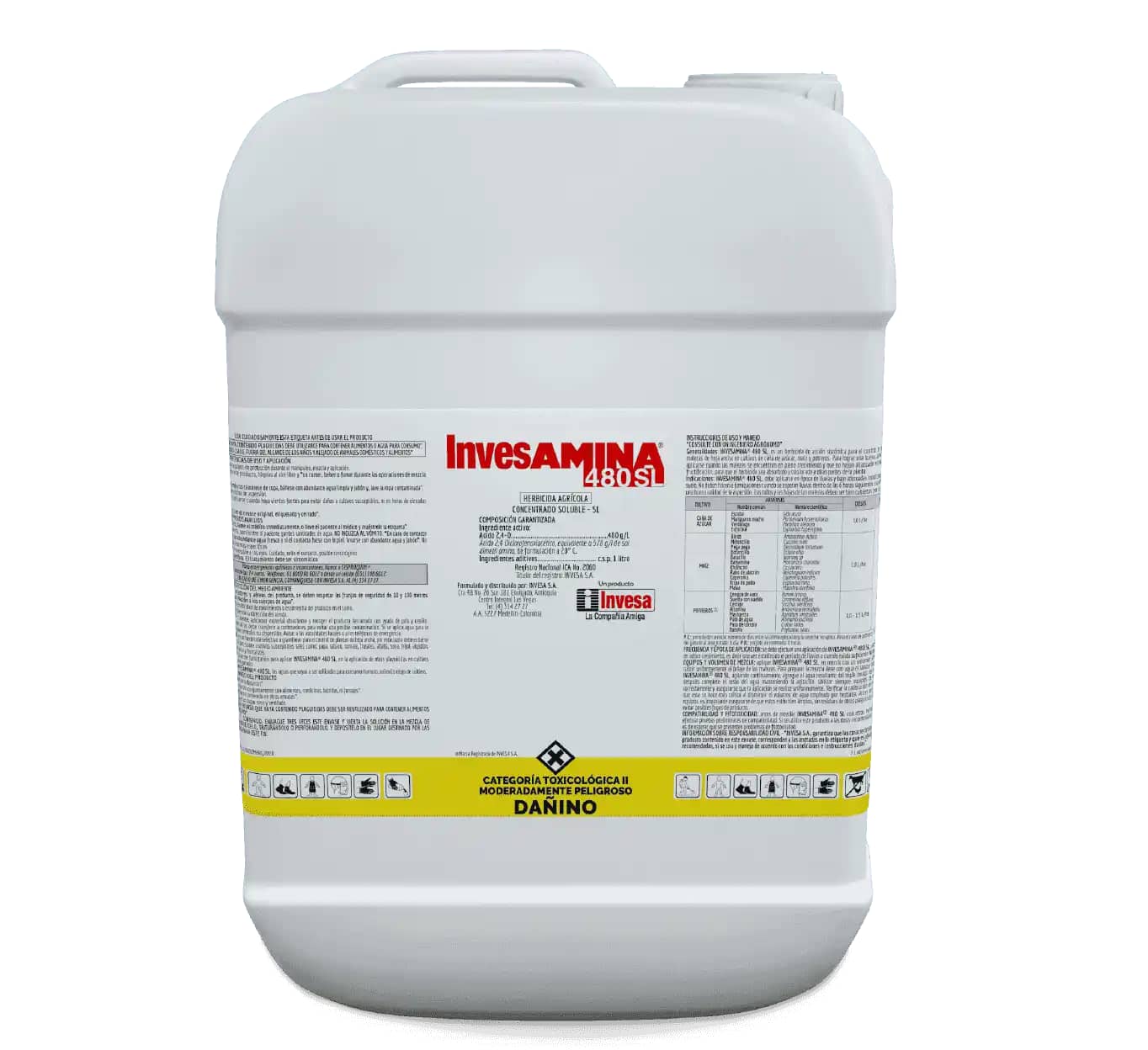 Herbicida Invesamina 480 Sl x 20 Lt