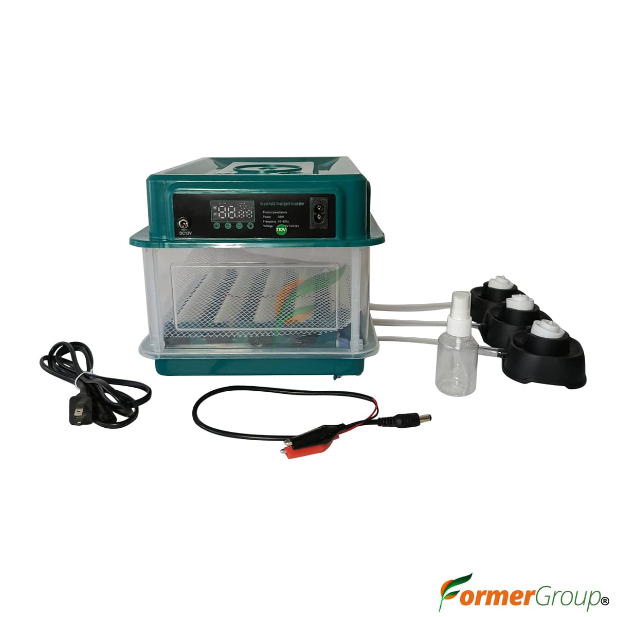 Incubadora 15 Huevos Automática Giro y Control 110V | Croper