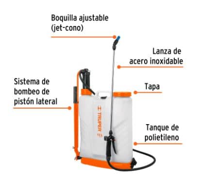 Fumigador manual de 12 Lt - Truper