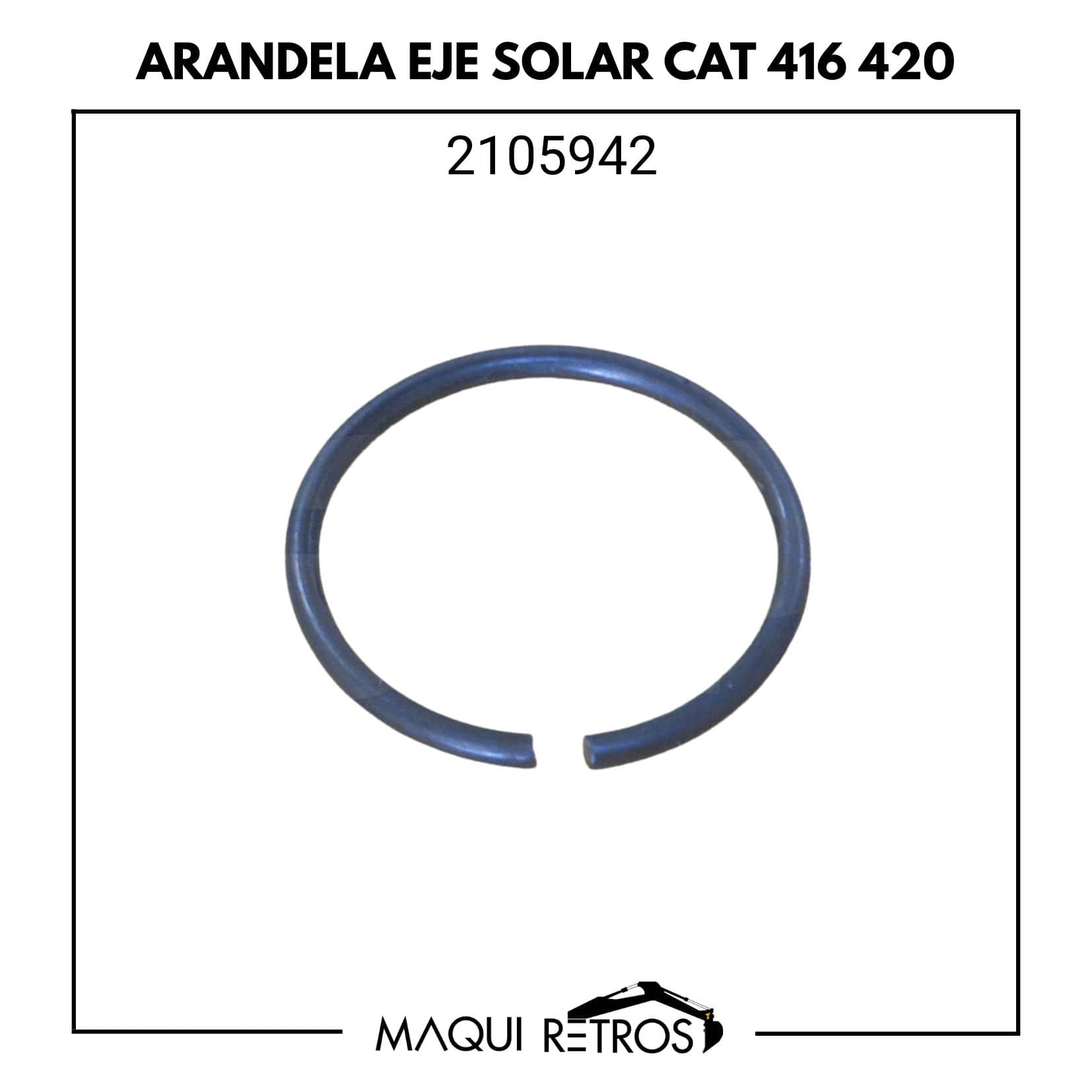 2105942 ARANDELA EJE SOLAR CAT 416 420