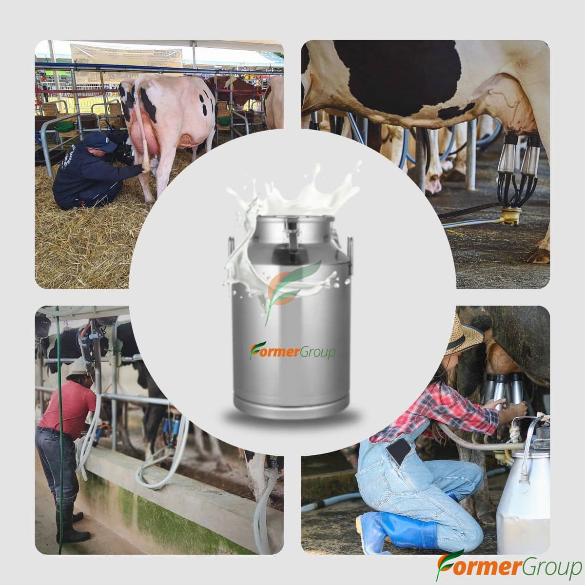 Caneca para Ordeño 40 Lts | Hermético y Grado Alimenticio