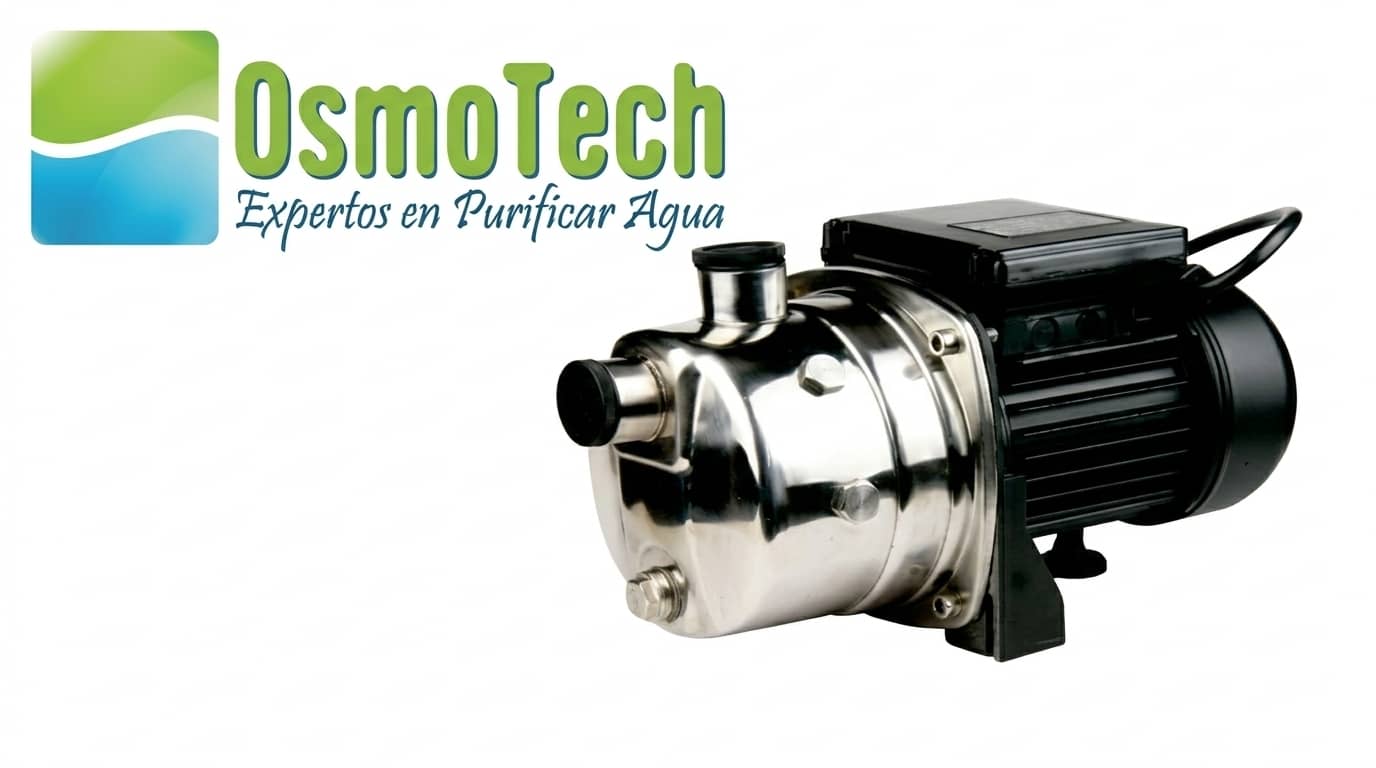 Electrobomba autocebante en acero inoxidable 0.5–1 HP para riego y abastecimiento