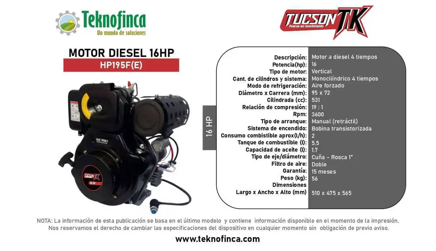 Motor Diesel TUCSON TK - 10 HP