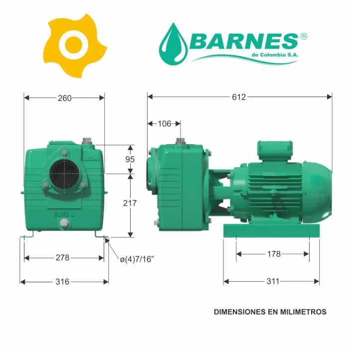 Bomba Autocebante AE360 | Manejo de Sólidos y Porcinaza