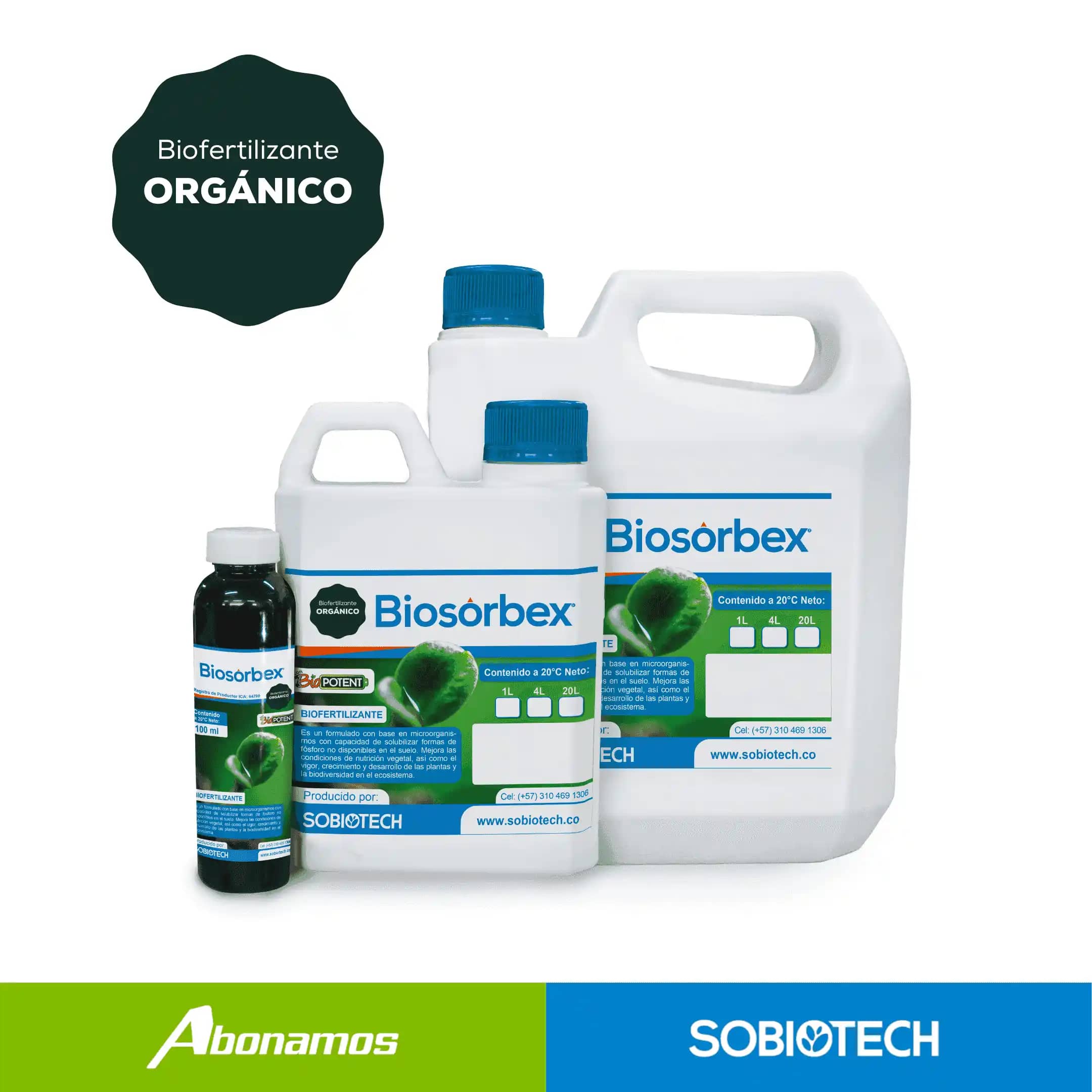 Inoculante Biológico Biosorbex x 1 litro