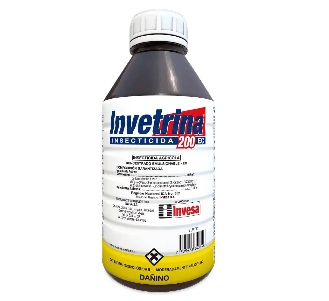 Insecticida Invetrina 200 Ec x 1 Lt