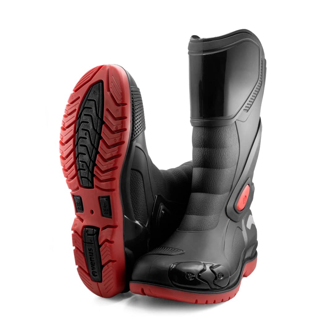 Bota VMR Negro Rojo Talla 37 - 43 | Para motociclistas