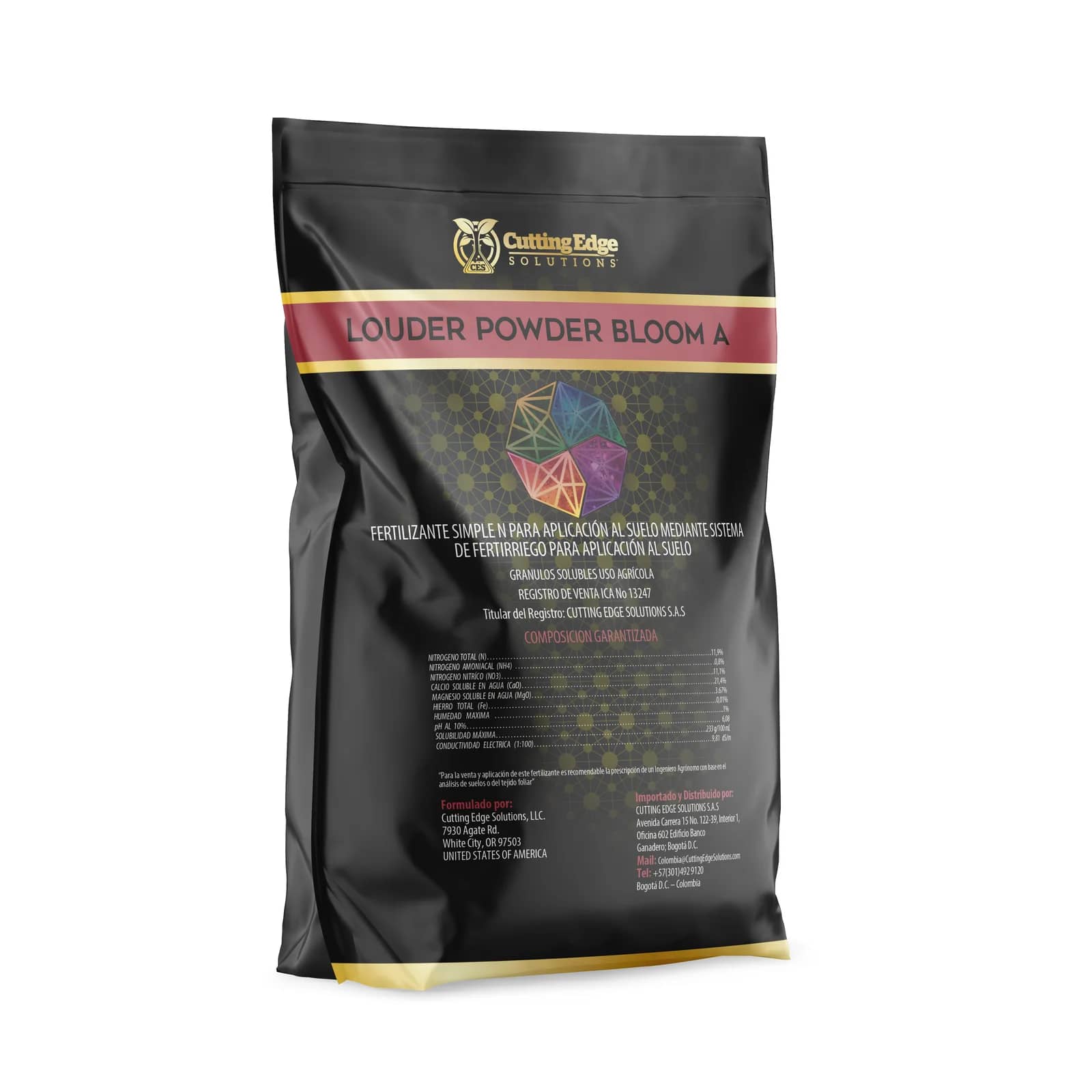 LOUDER POWDER BLOOM A 5 libras | Nutriente para floración y producción