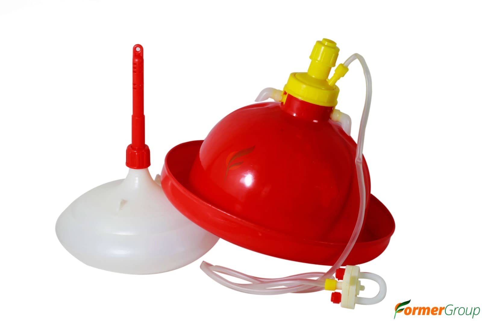 Bebedero automático tipo campana para aves 400 ml (2 uds)