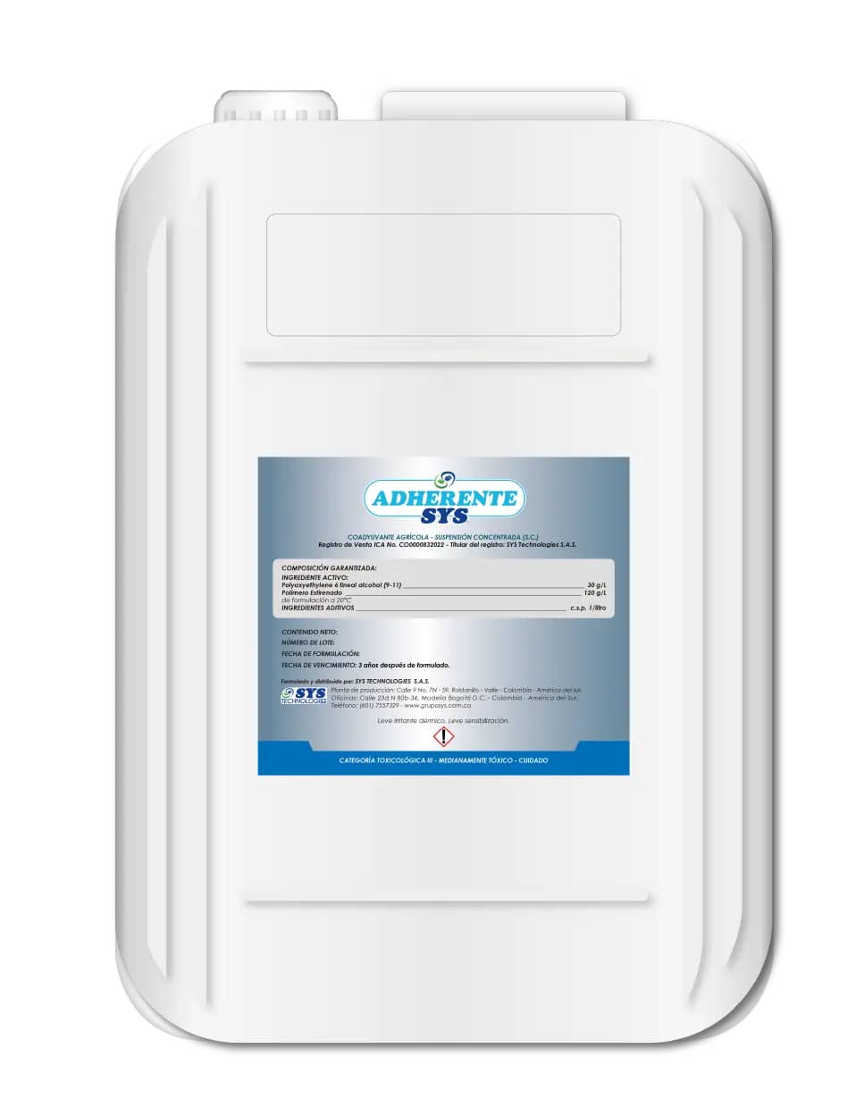 Adherente SYS 20L agrícola pegante y antideriva
