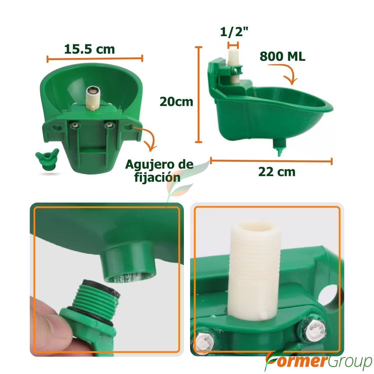 Bebedero Automático para Ovinos y Caprinos