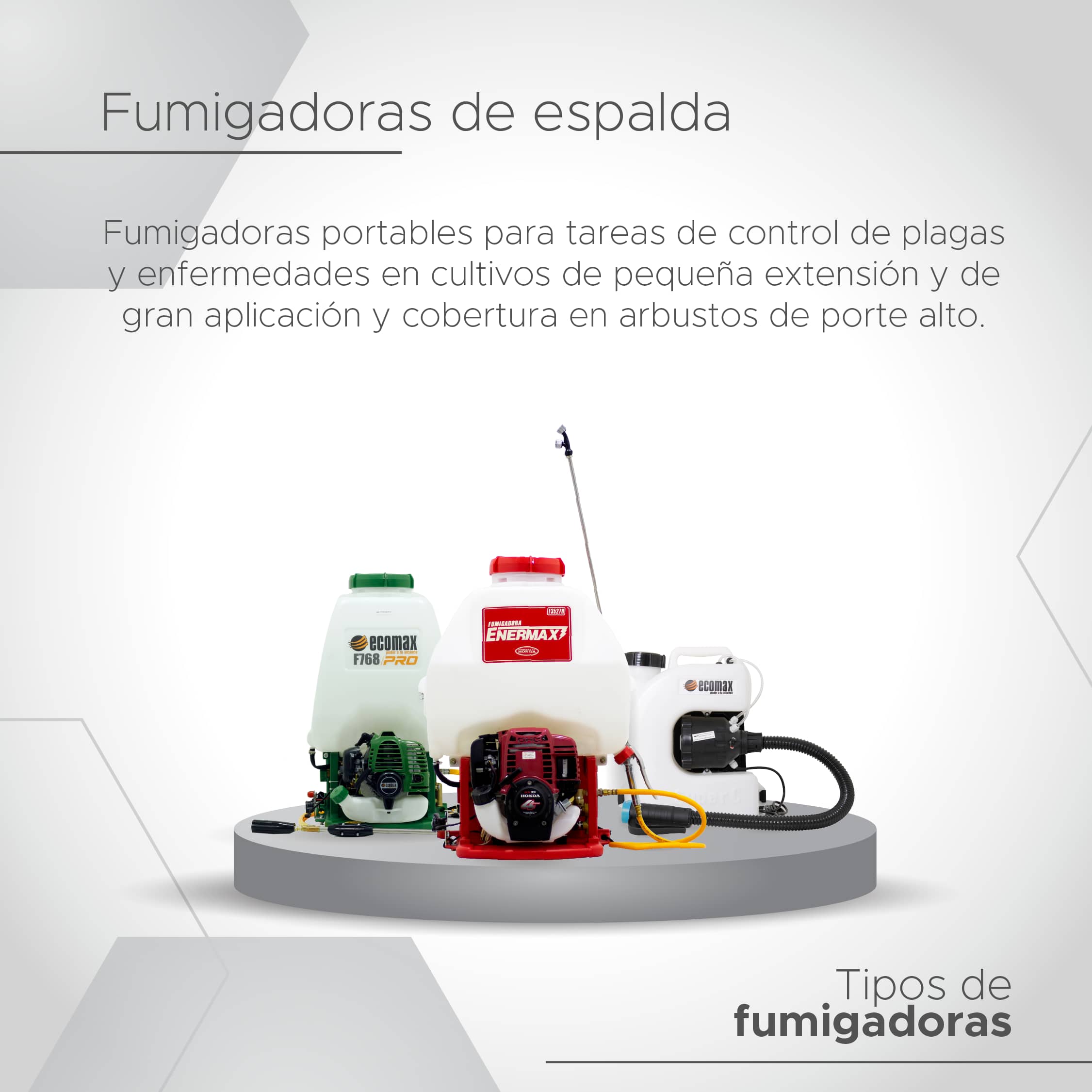 Fumigadora de espalda a batería Ecomax FEB16L