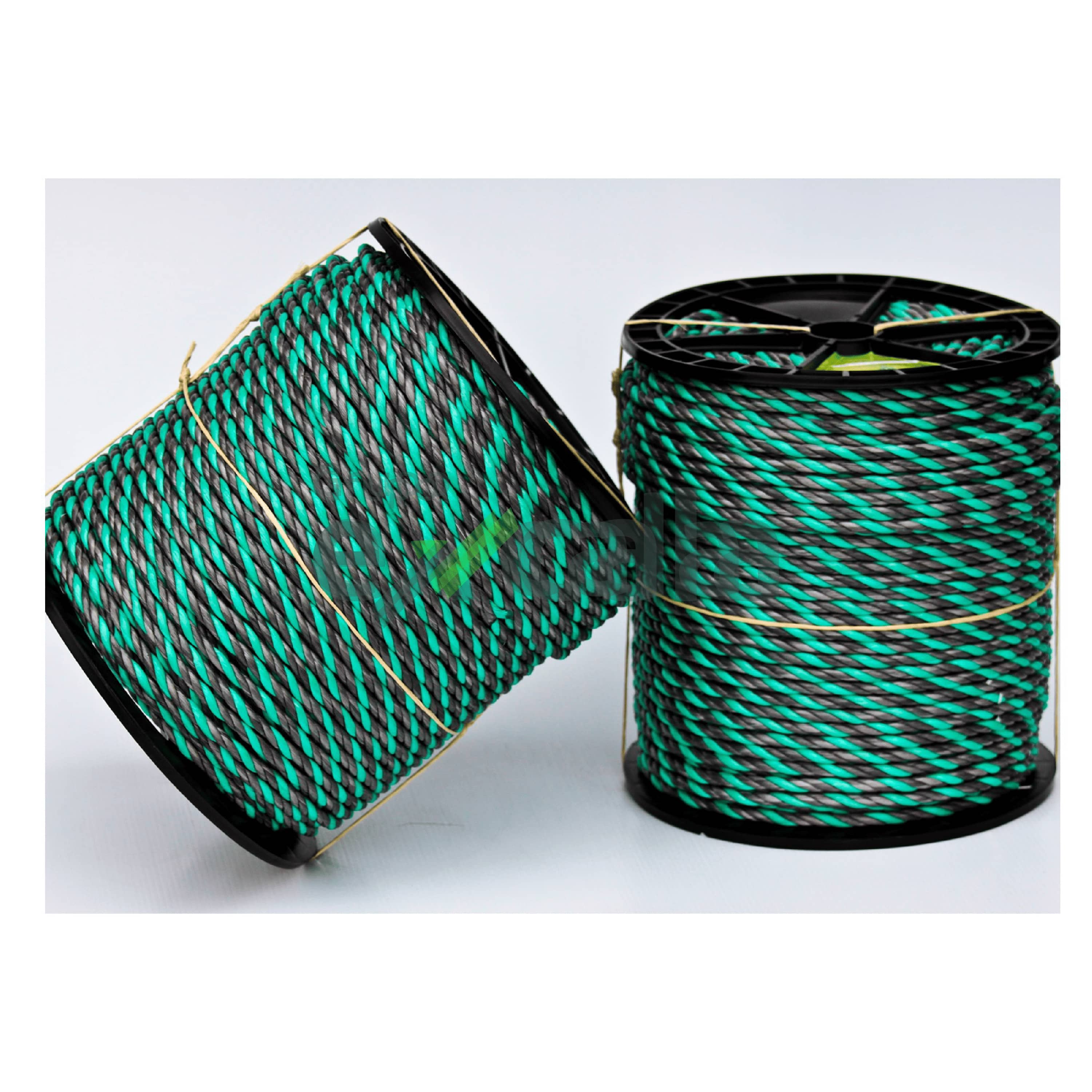 Soga PP 19mm, rafia 3/4in, roll x200m,sinuv,amarillo,verde