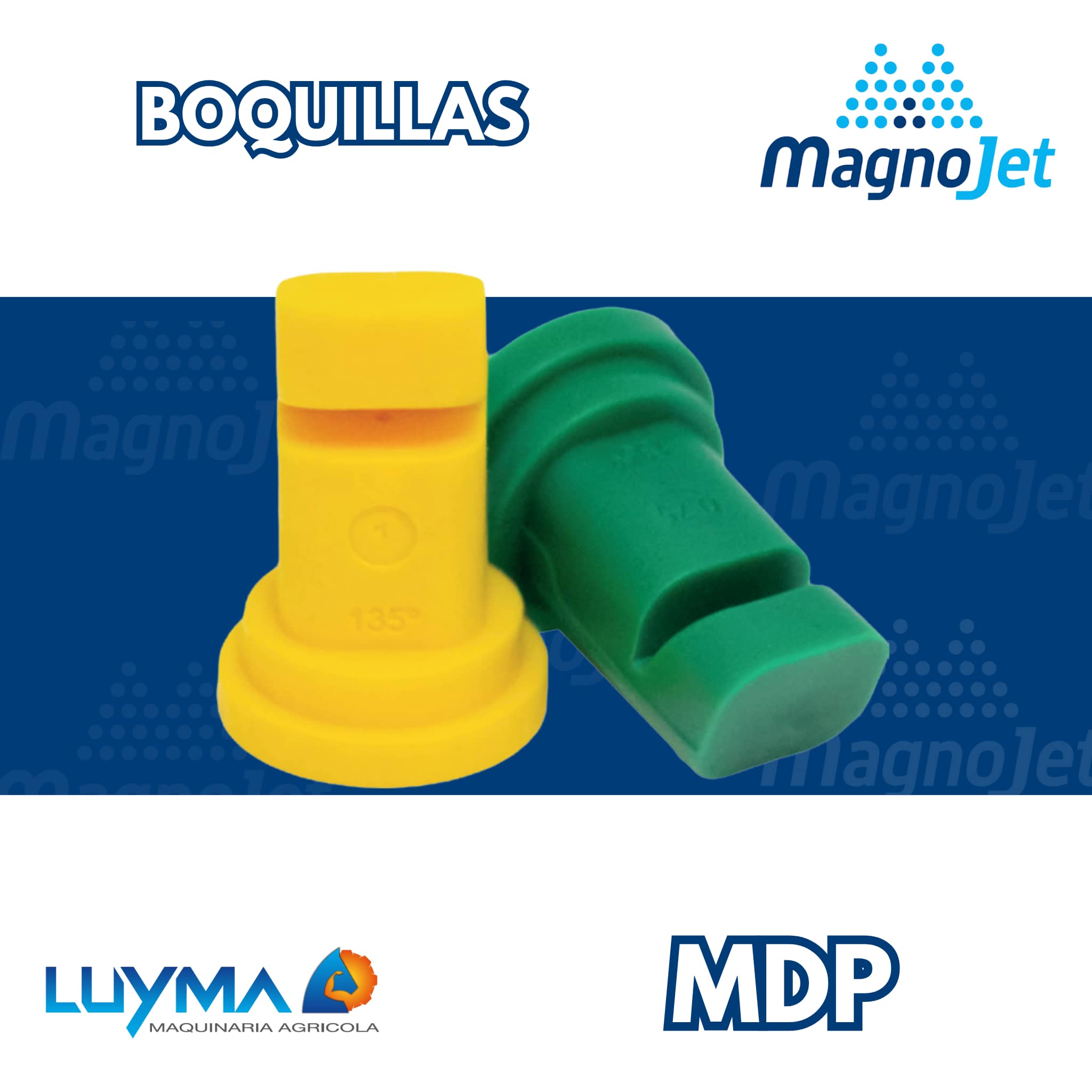Boquilla Magnojet MDP 130° Abanico | Cobertura Total