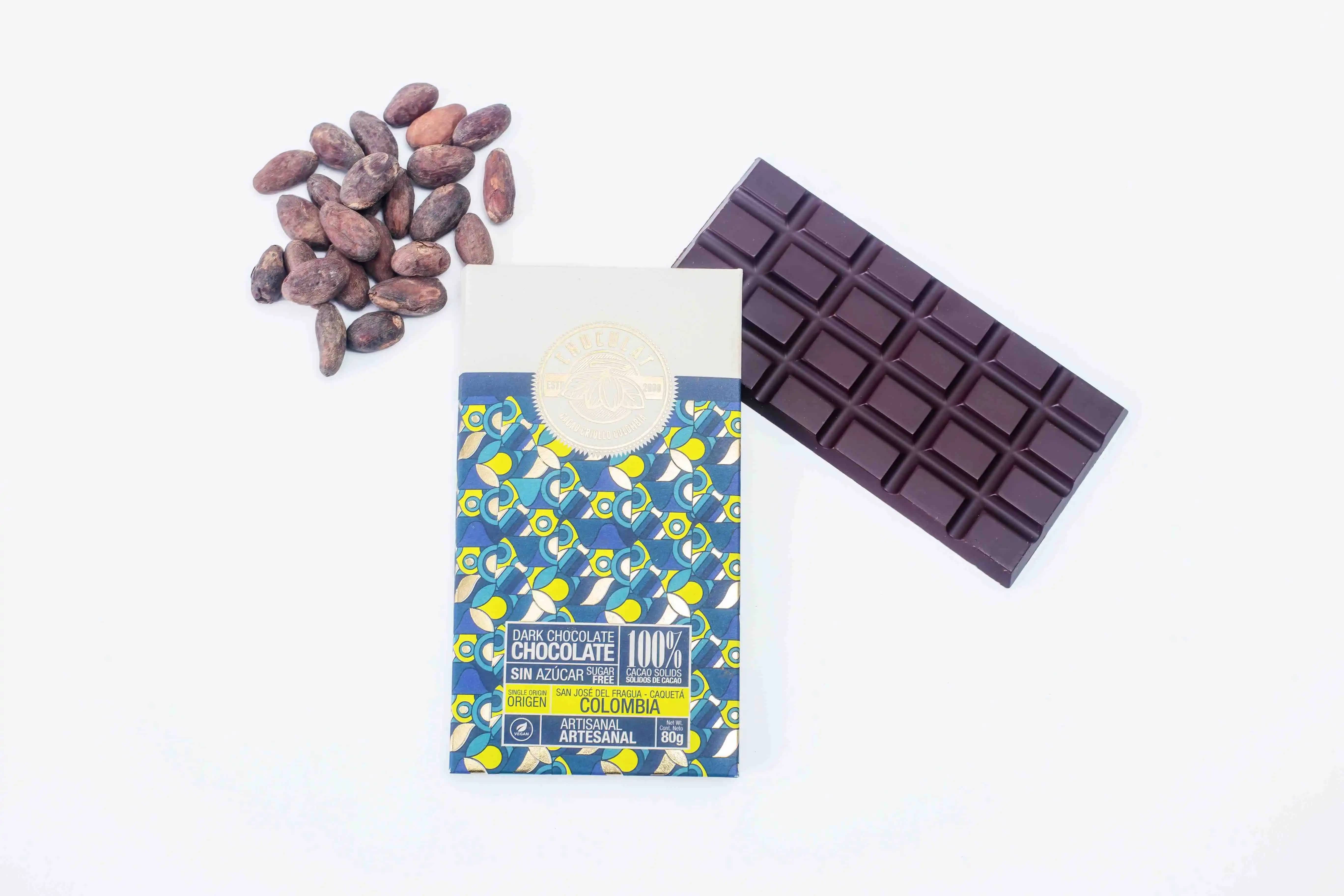 Tableta de chocolate - Origen Caquetá 100%