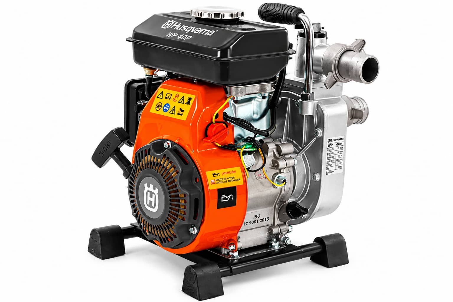 Motobomba Husqvarna W40P | Equipo Portátil para Riego y Drenaje
