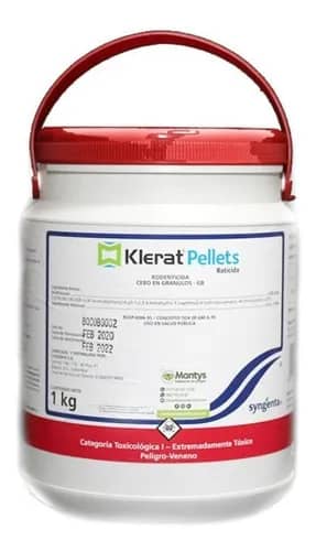 Klerat Pellet 1 Kg Syngenta | Rodenticida granulado eficaz