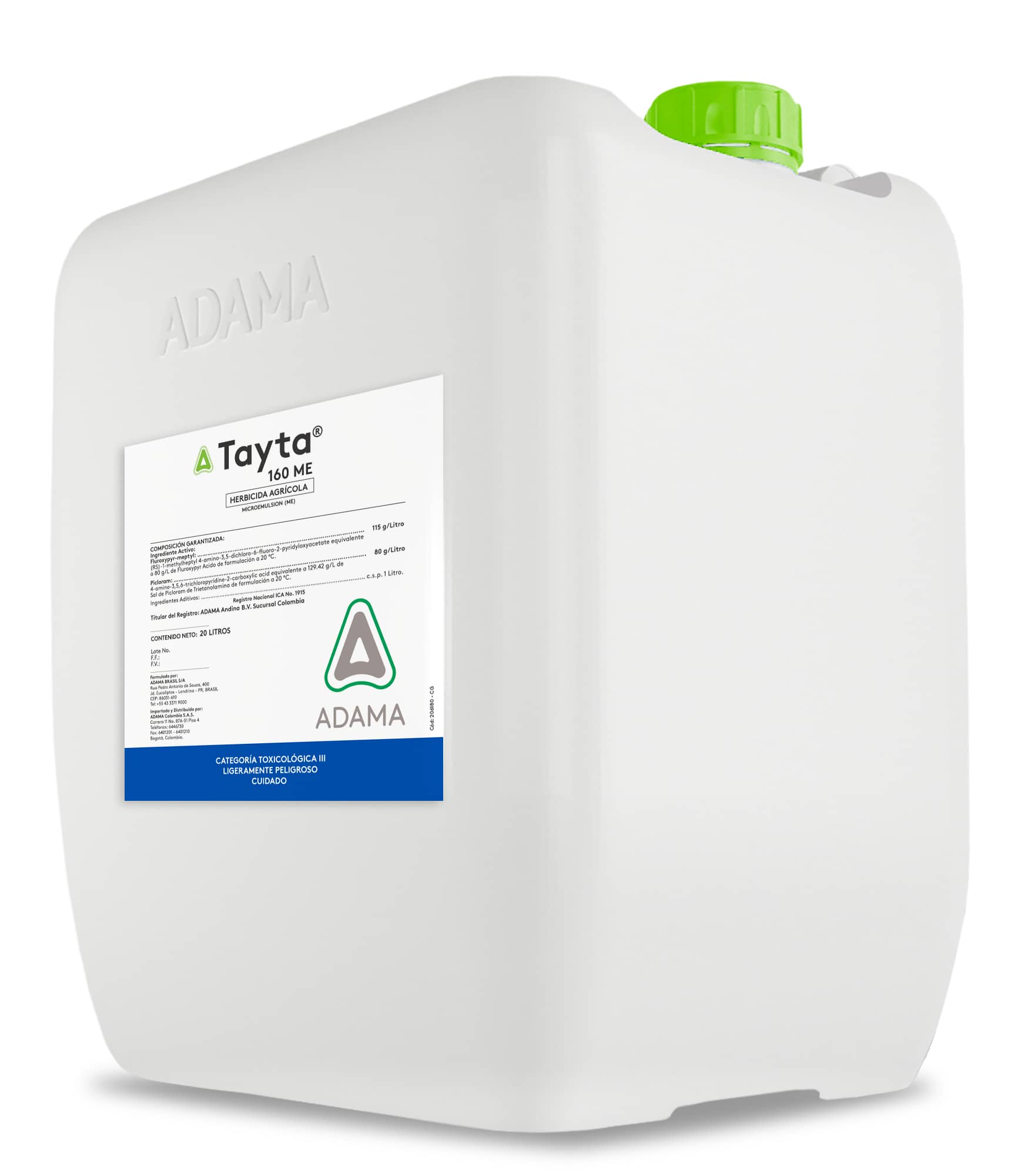 Herbicida Tayta® 160 ME x 20 Lt - Adama