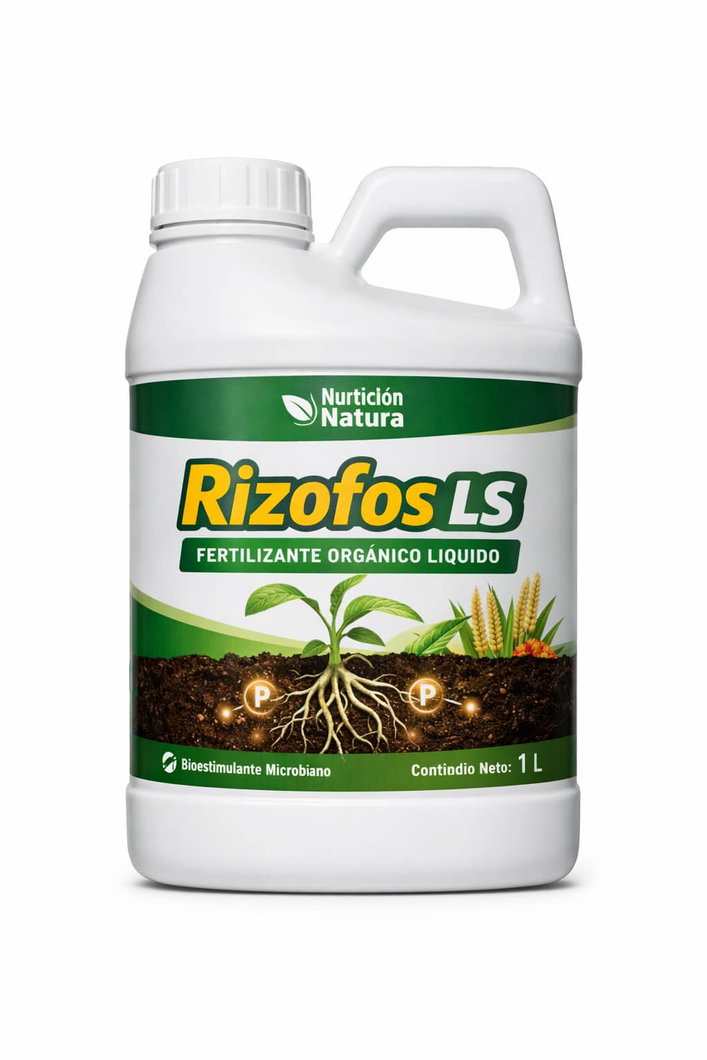 Fertilizante Orgánico Líquido Rizofos LS - Nutrición Natural