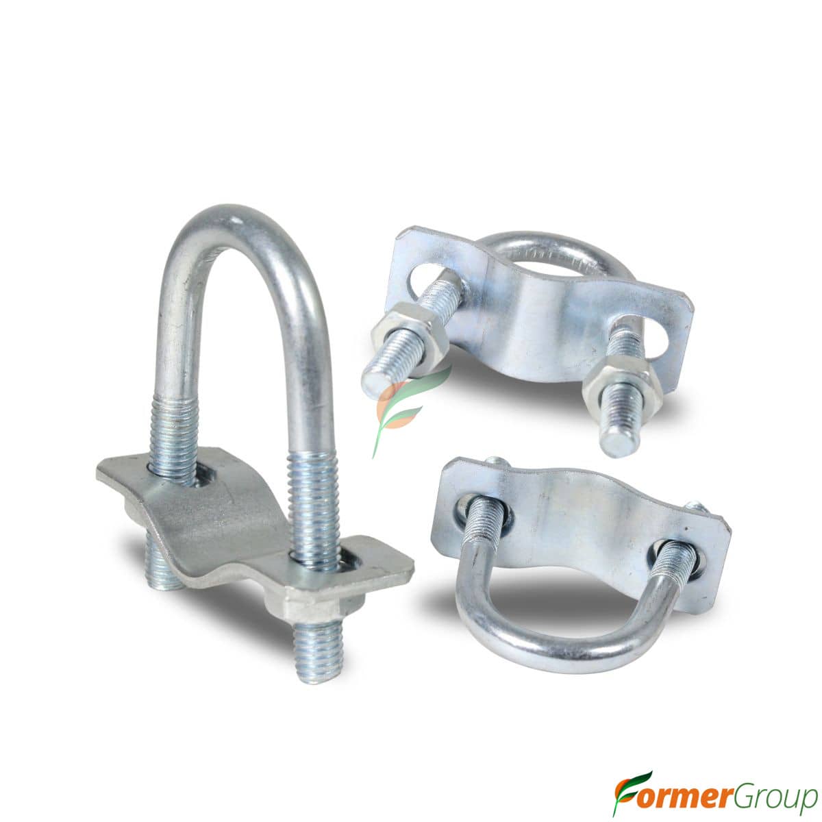 Abrazadera Tipo U Jaula Paridera X5 | Acero Galv.