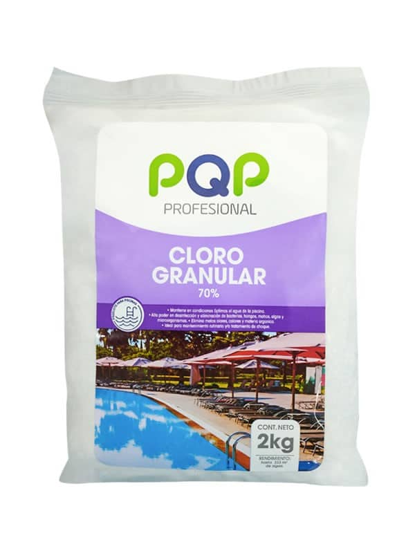 Hipoclorito de Calcio PQP Pro 5kg – Desinfección potente para agua y superficies