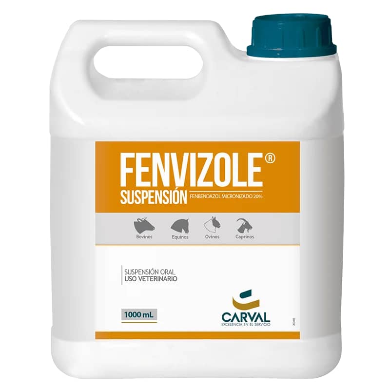 Fenvizole 20% Fenbendazol — Anthelmíntico para Ganado y Equinos (1 L)