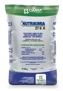 Fertilizante Nutrikimia 27-6-6 x 50 kg- Ciamsa