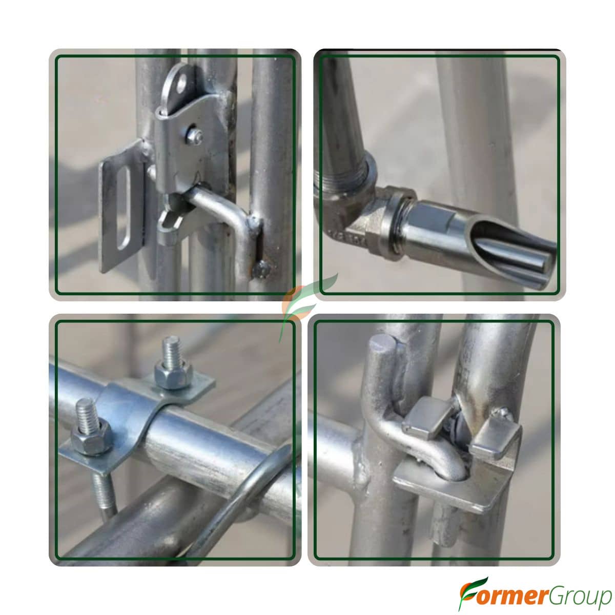 Jaula de Gestación 5 Módulos para Cerdas