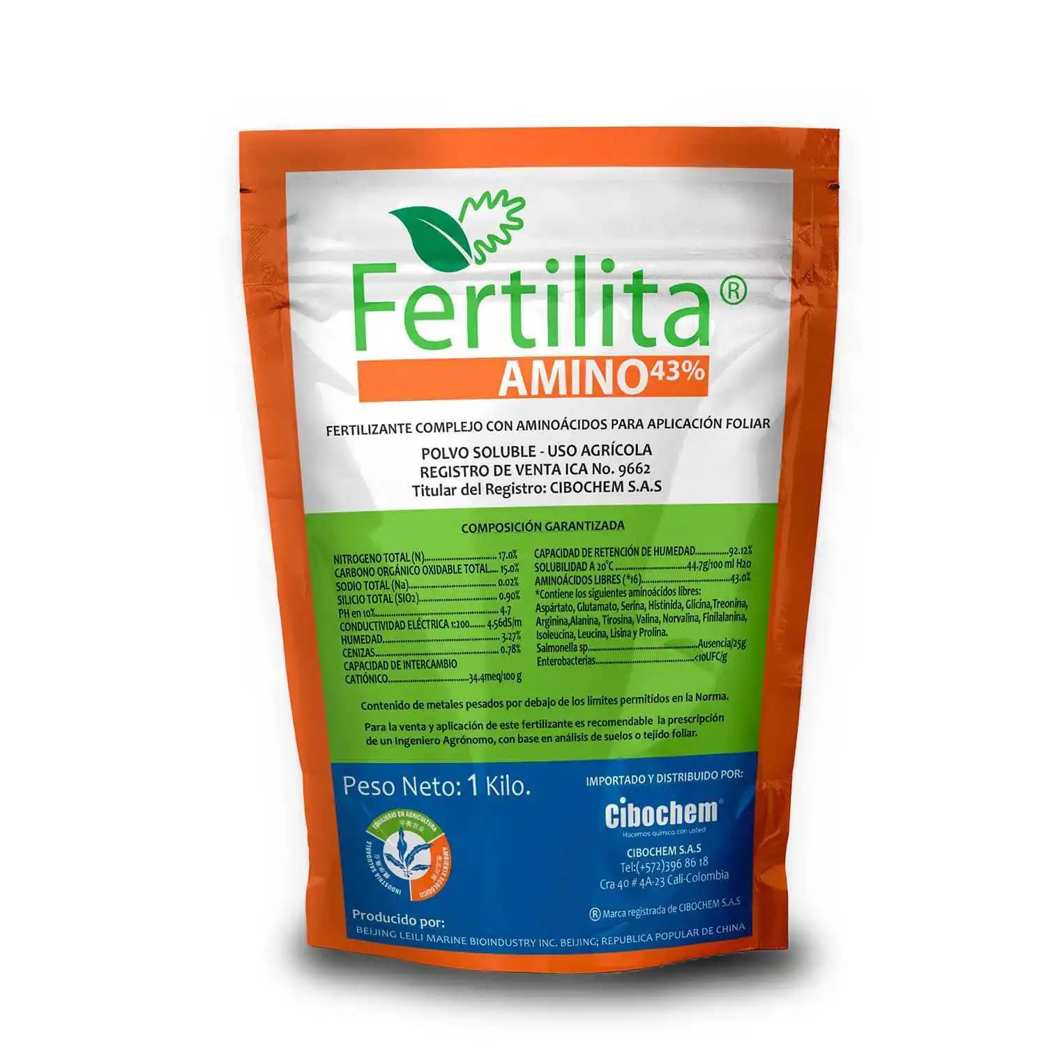 Bioestimulante Fertilita Amino 43% x 1 Kg